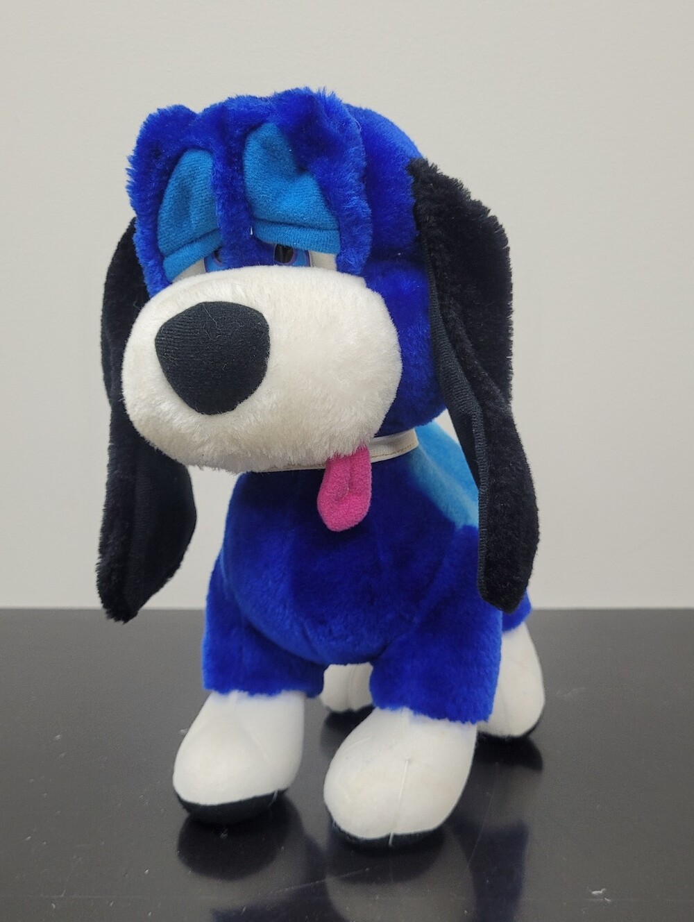 GANZ Royal & Electric Blue Hound Plush Cartoon Eyes Stuffed Animal Carnival